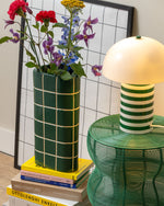Load image into Gallery viewer, Vase Retro Tiles — Triangular