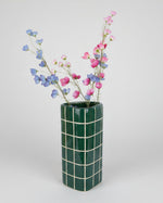 Load image into Gallery viewer, Vase Retro Tiles — Triangular