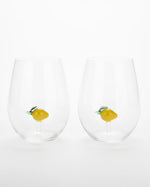 Load image into Gallery viewer, Set di bicchieri Botanical Lemon
