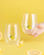 Load image into Gallery viewer, Set di bicchieri Botanical Lemon
