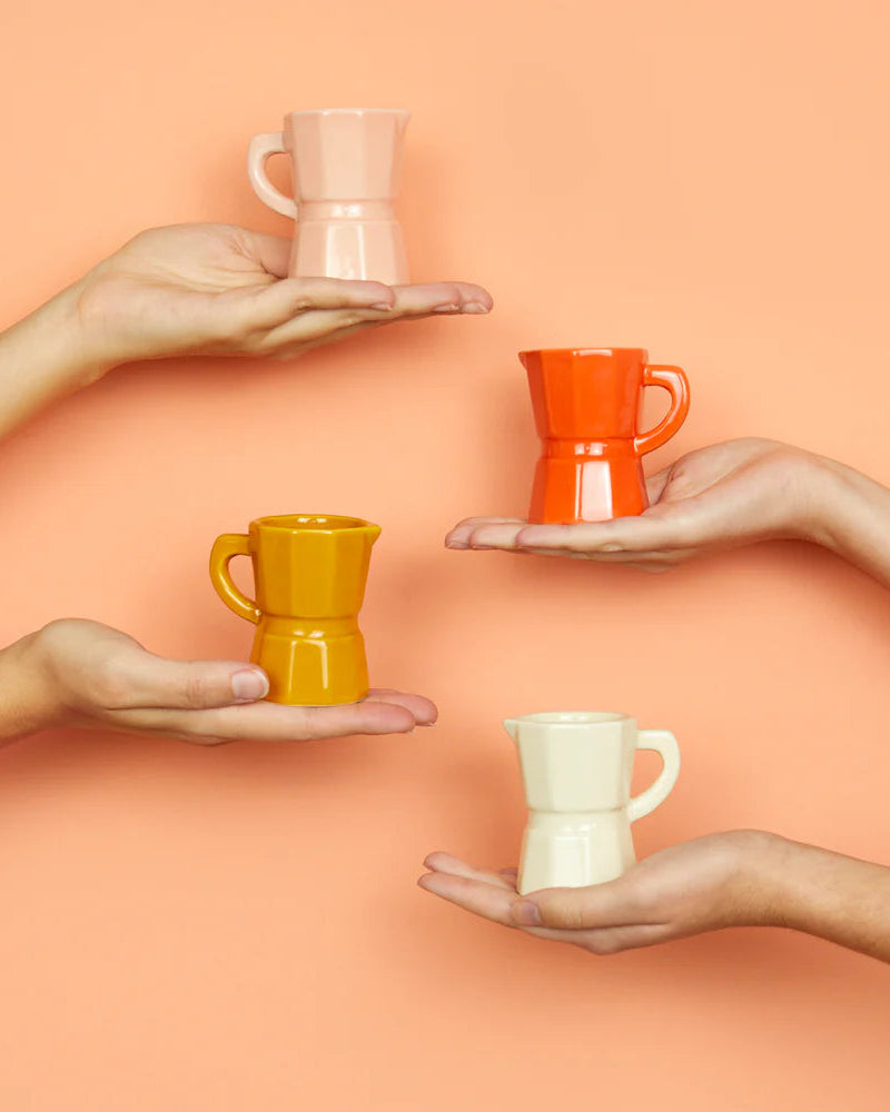 Set di tazze da caffè moka caramel espresso