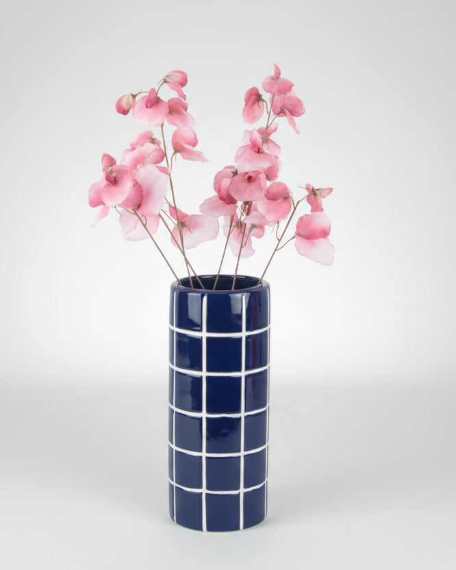 Vase Retro Tiles - Round