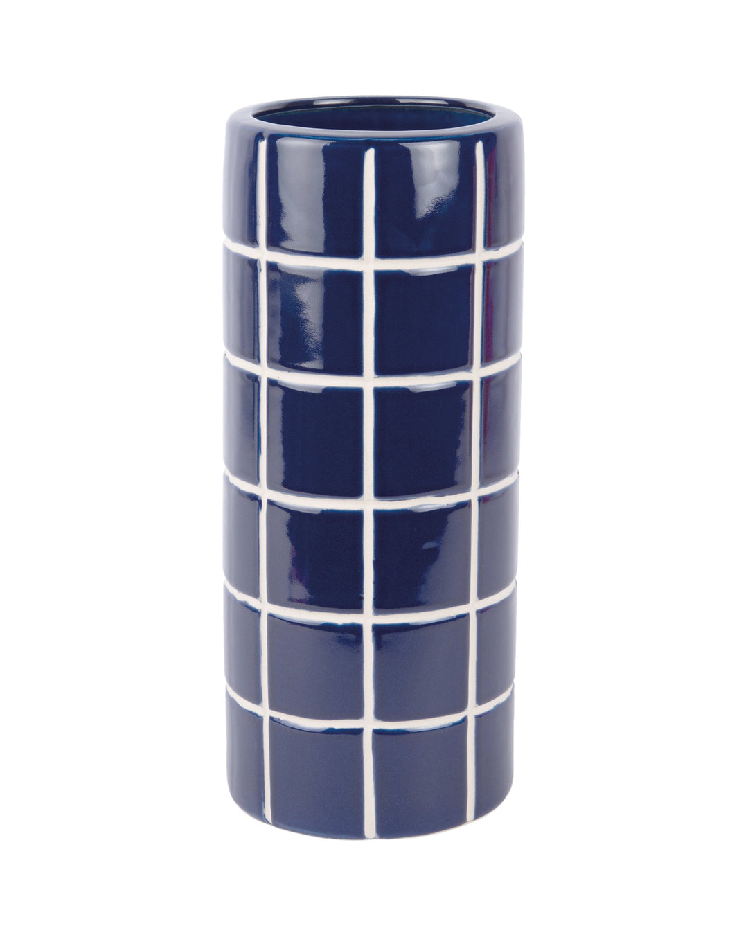Vase Retro Tiles - Round